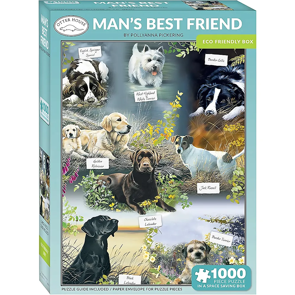 Otter House Puzzle Man's Best Friend - 1000 Teile
