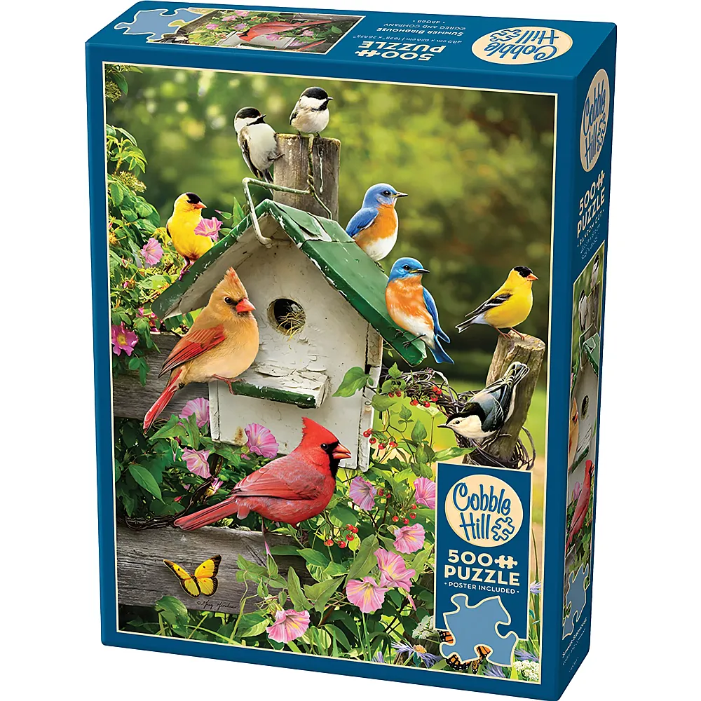 Cobble Hill Greg Giordano Summer Birdhouse 500Teile