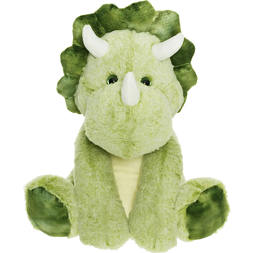 meinspielzeug - Teddykompaniet Dino sitzend Gr�n 40cm | Dinosaurier Pl�sch