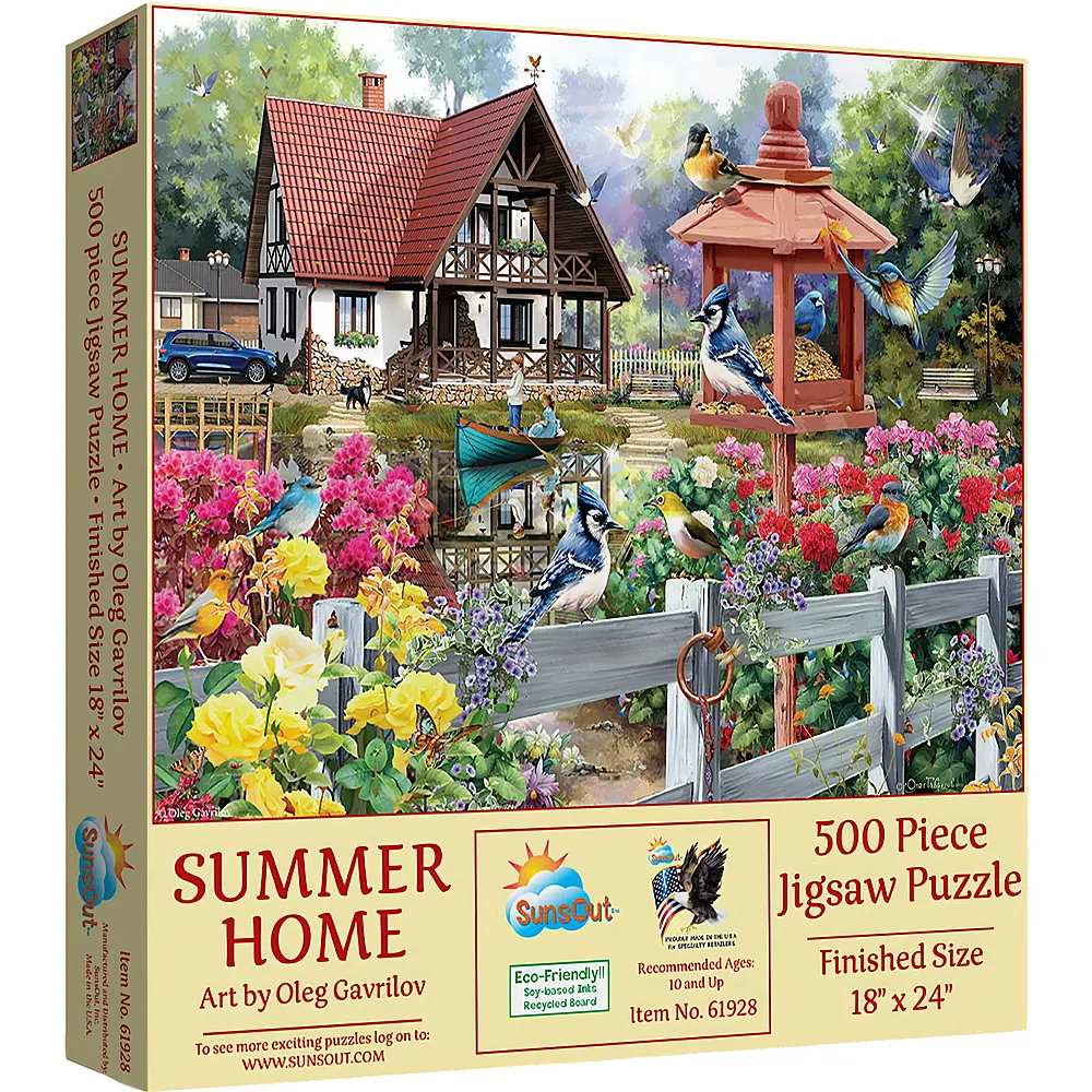 SunsOut Puzzle Oleg Gavrilov Summer House - 500 Teile