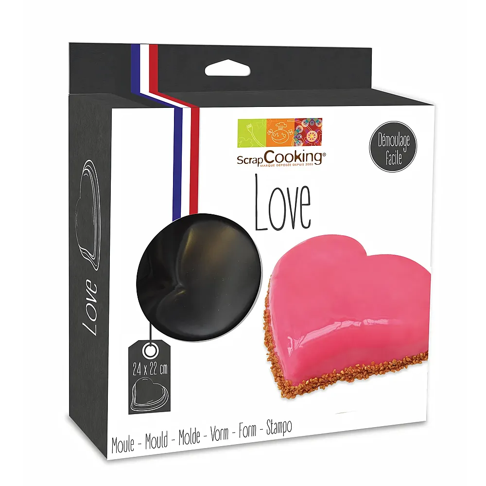 ScrapCooking Parfait-Form Herz - 24 x 22 cm