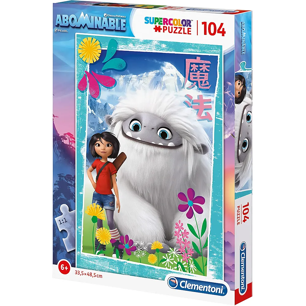 Clementoni Puzzle Supercolor Abominable - 104 Teile