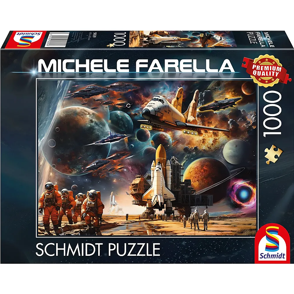 Schmidt Puzzle Michele Farella Reise in ferne Galaxien 1000Teile