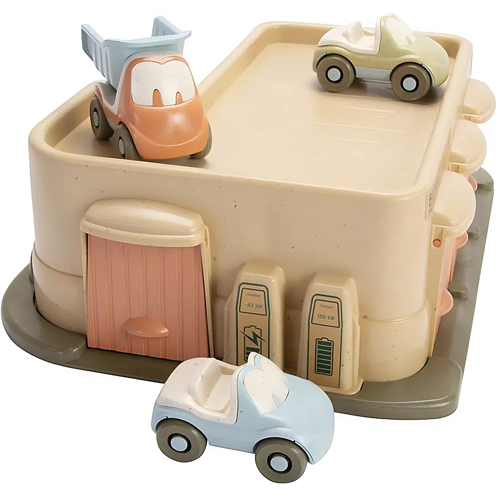 Dantoy BIO-Linie Garage mit 3 Funcars