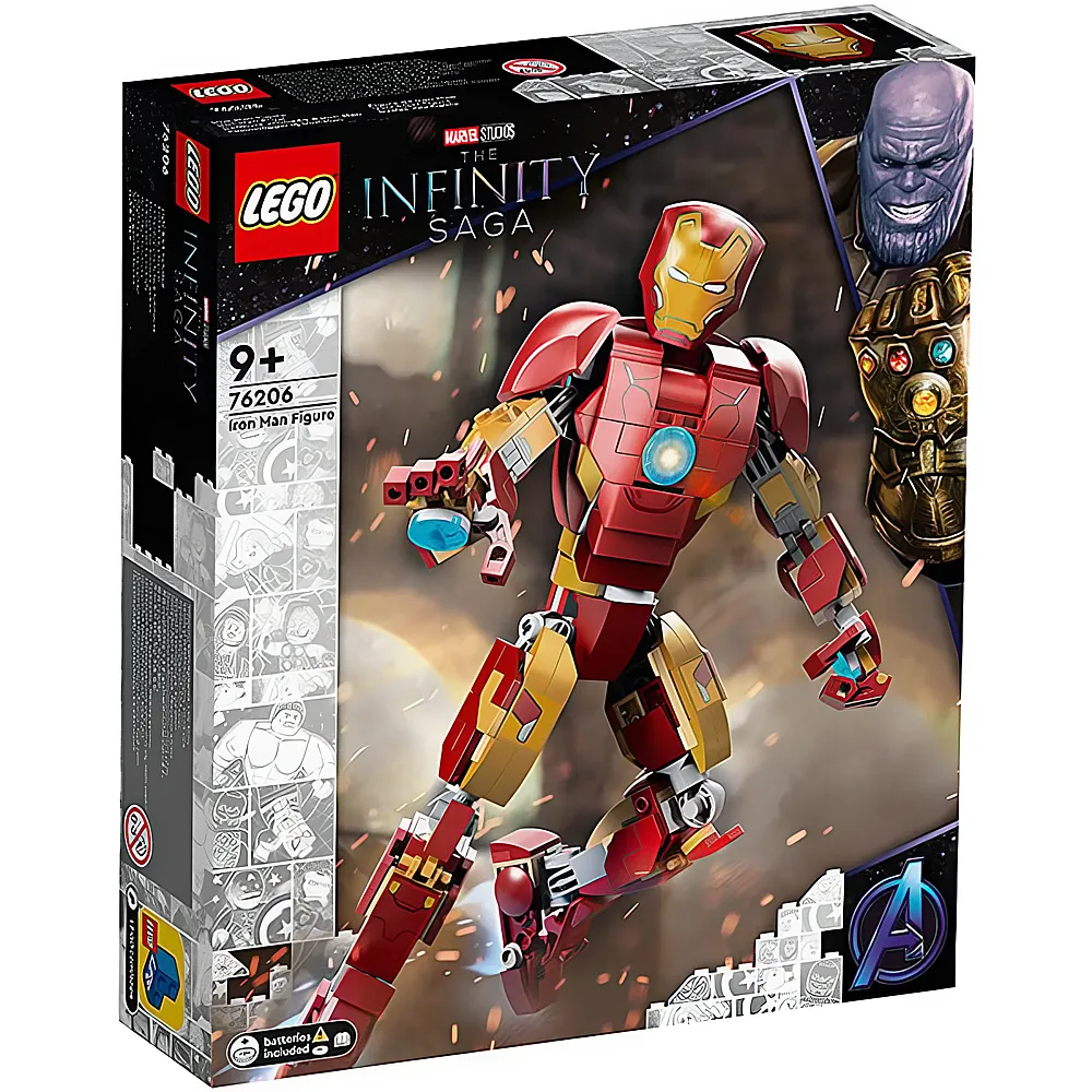 LEGO Marvel Super Heroes Avengers Iron Man Figur 76206