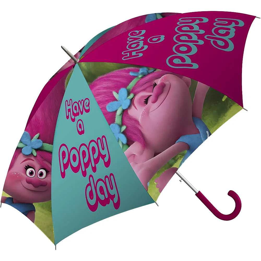 Kids Licensing Regenschirm Have a Poppy Day Rosa -  40 cm Trolls