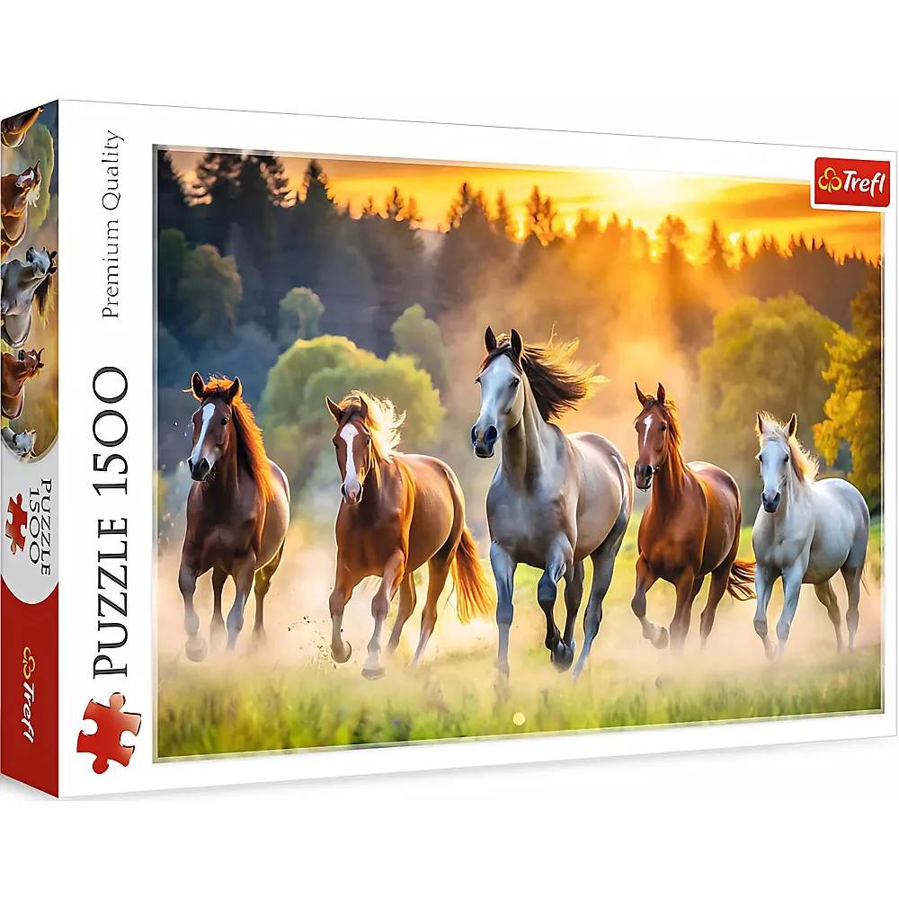 Trefl Puzzle Wildpferde - 1500 Teile