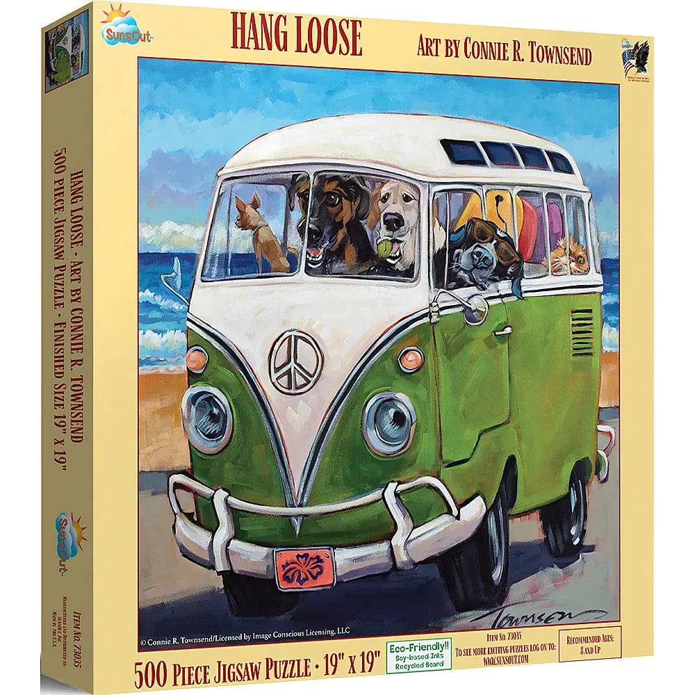 SunsOut Puzzle Connie R. Townsend Hang Loose 500Teile