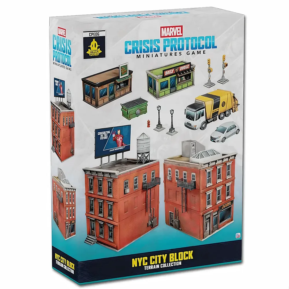 Atomic Mass Games Marvel Crisis Protocol Nyc City Block Collection terrain 