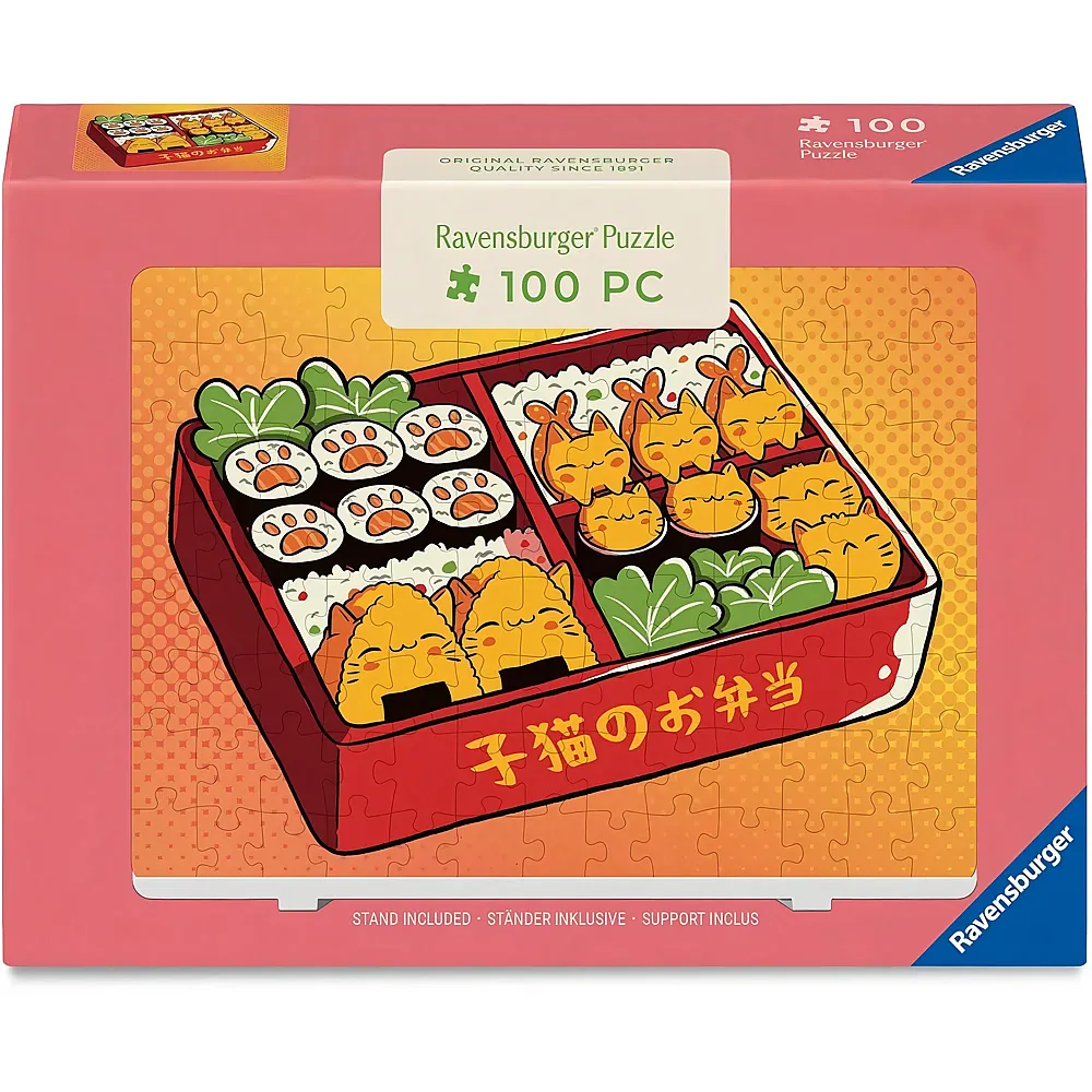 meinspielzeug - Ravensburger Puzzle Kawaii-K�tzchen in Bento-Box - 100 Teile | Puzzle 10-104 Teile