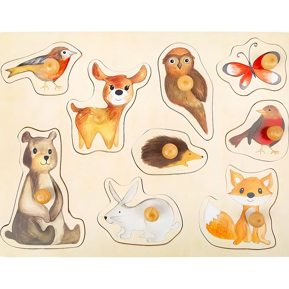 small foot Puzzle Waldtiere - 9 Teile