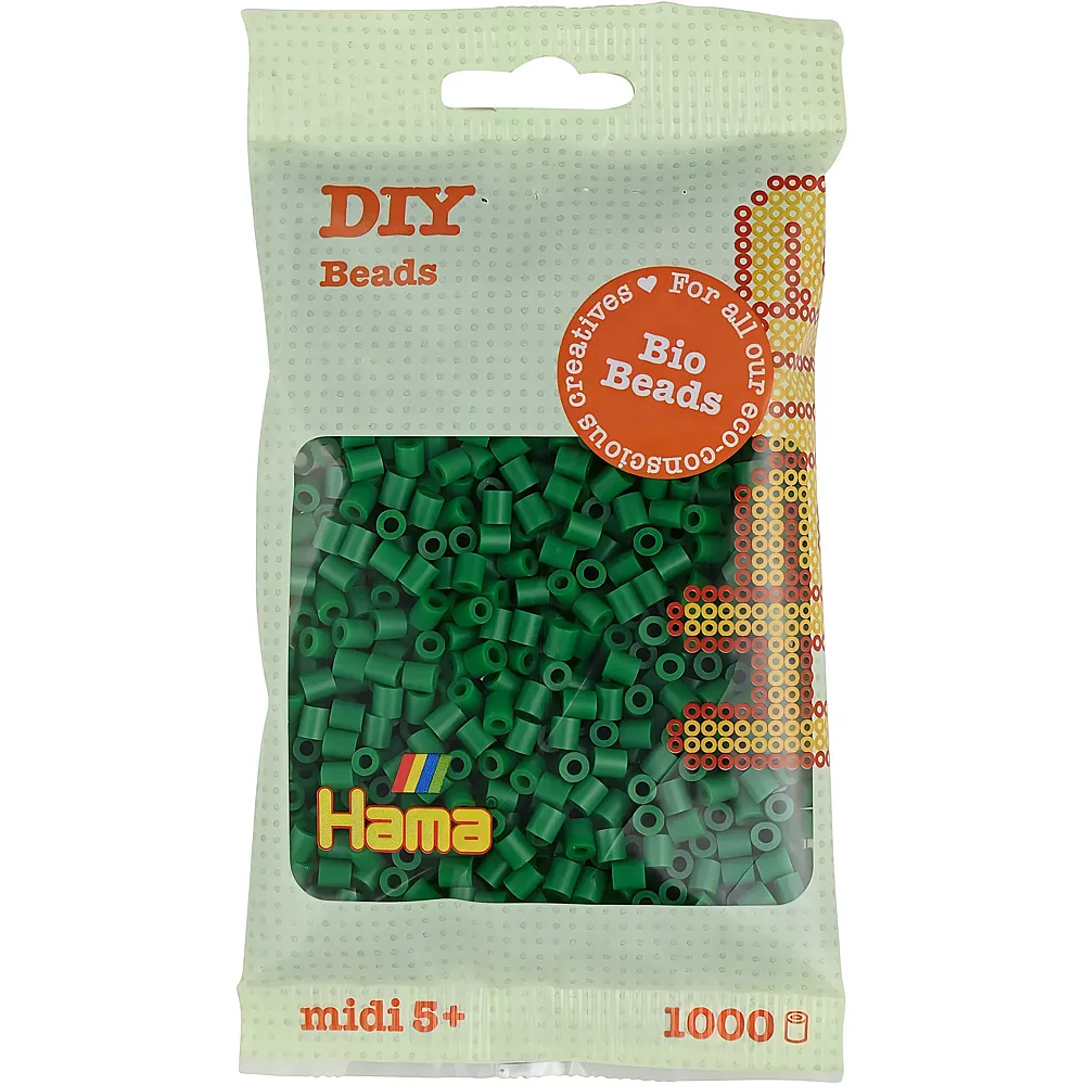 Hama Midi B�gelperlen Gr�n - 1000 Teile