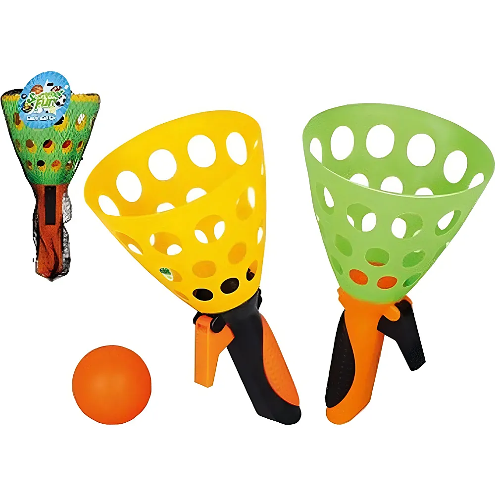 meinspielzeug - Sombo Fangballspiel 25cm 1 Ball und 2 Schl�ger
