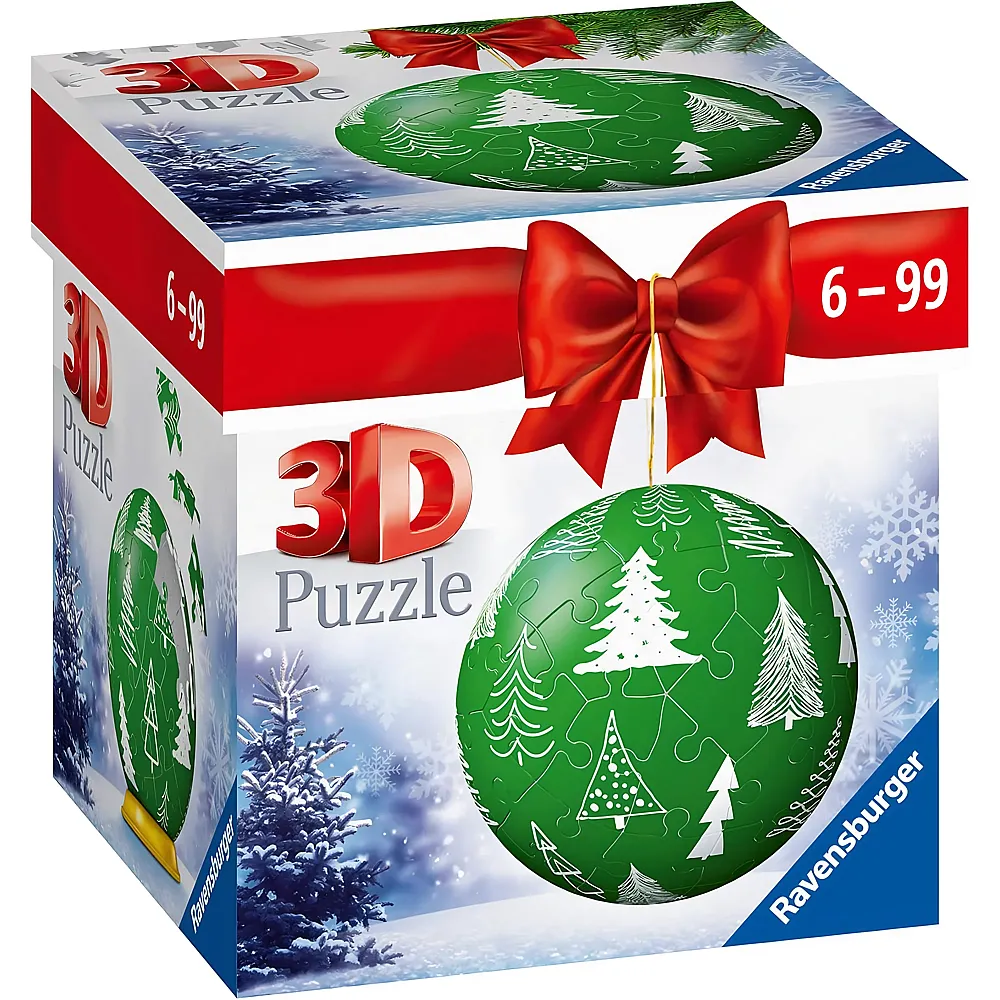 Ravensburger Puzzleball Weihnachtskugel Tannenbaum - 54 Teile