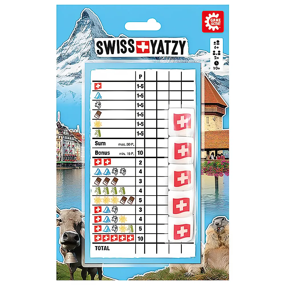 Game Factory Swiss Yatzy | Spielezubehr