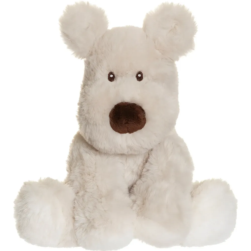 Teddykompaniet Hund Mocca Grau - 25 cm - Hunde Pl�sch