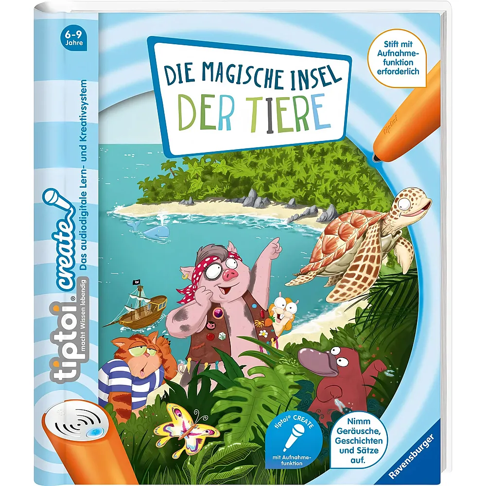Ravensburger tiptoi create Die magische Insel der Tiere