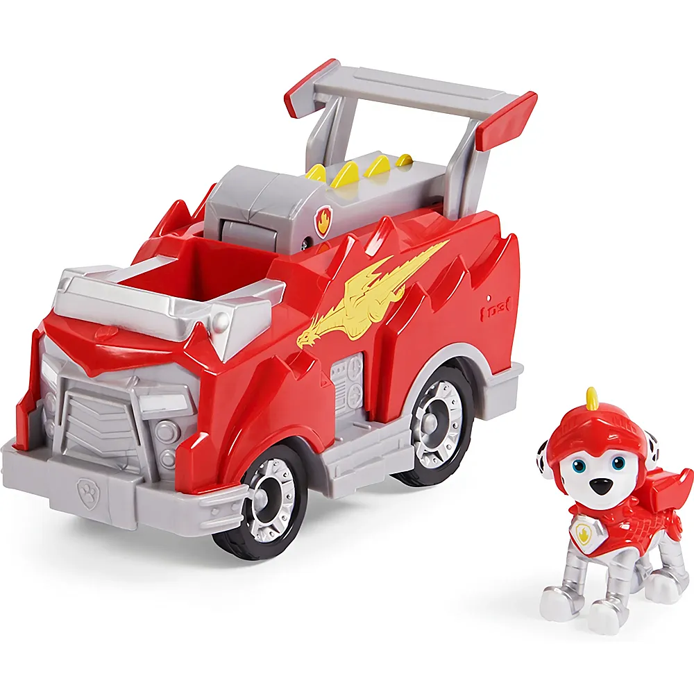 Spin Master Paw Patrol Rescue Knights Deluxe Vehicle Marshall