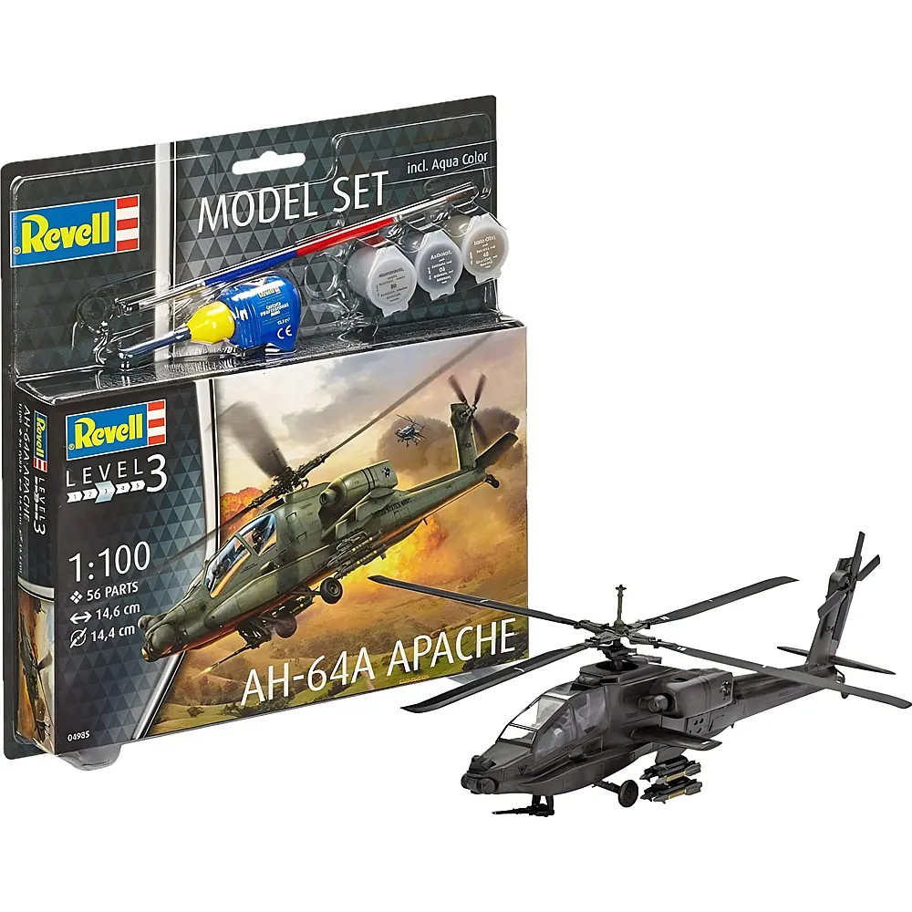 Revell Level 4 Model Set AH-64A Apache