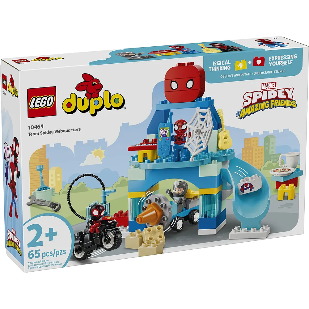 LEGO DUPLO Spiderman Team Spideys Hauptquartier 10464