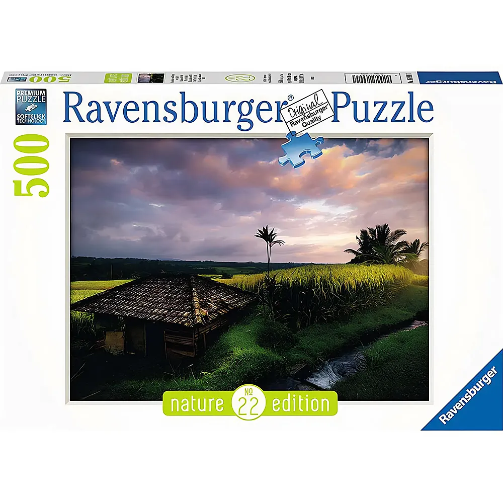 Ravensburger Puzzle Nature Edition Reisfelder im Norden von Bali 500Teile