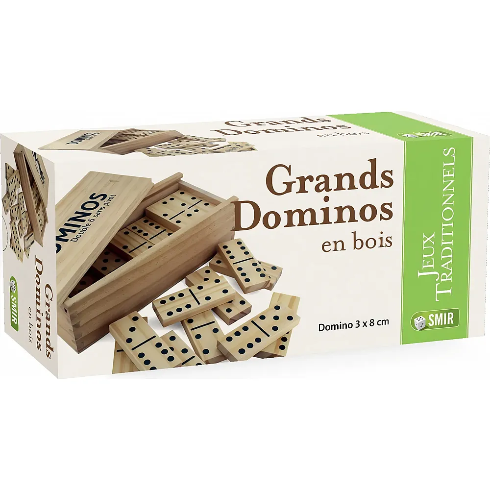 Cartamundi Dominos 18 Lignes Cloutes EN Plumiers Bois - Suche
