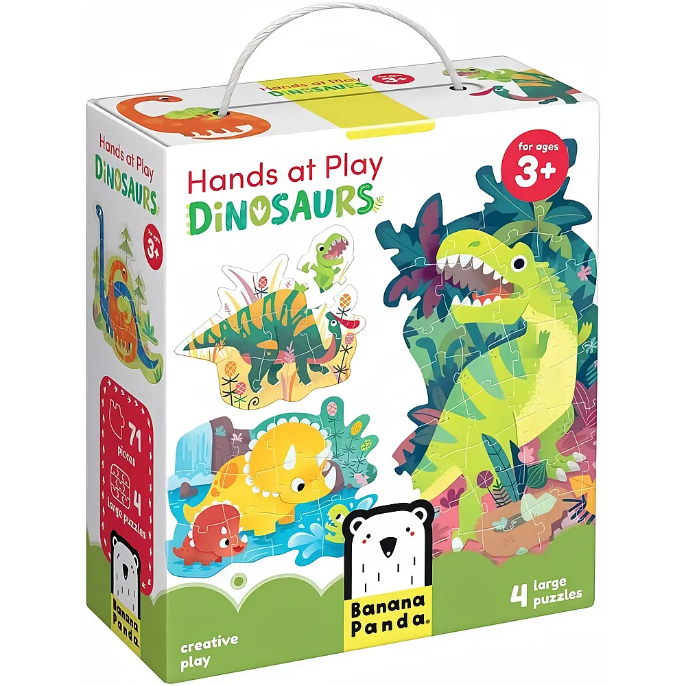 Banana Panda Puzzle 4in1 Dinosaurier 9Teile