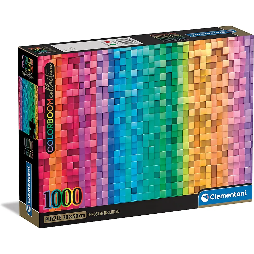 Clementoni Puzzle ColorBoom Pixel - 1000 Teile