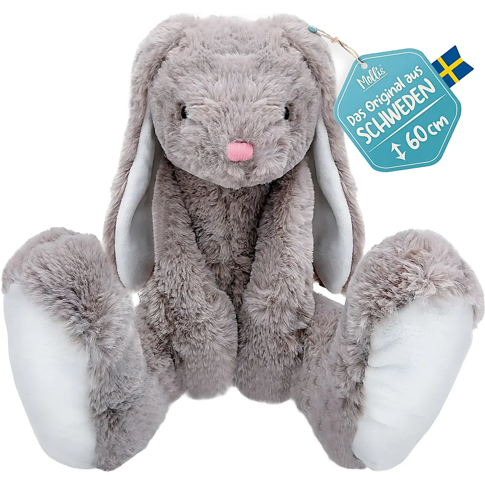meinspielzeug - Mollis Kuschelhase - 60 cm | Hasen Pl�sch