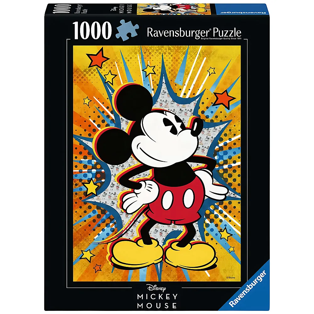 Ravensburger Puzzle Mickey Mouse Retro Mickey 1000Teile