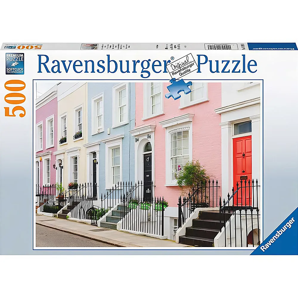 Ravensburger Puzzle Bunte Stadthuser in London 500Teile