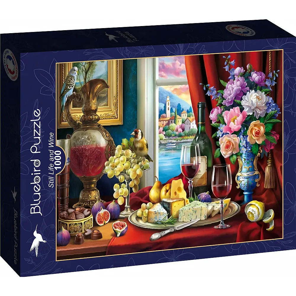 Bluebird Puzzle Still Life and Wine - 1000 Teile