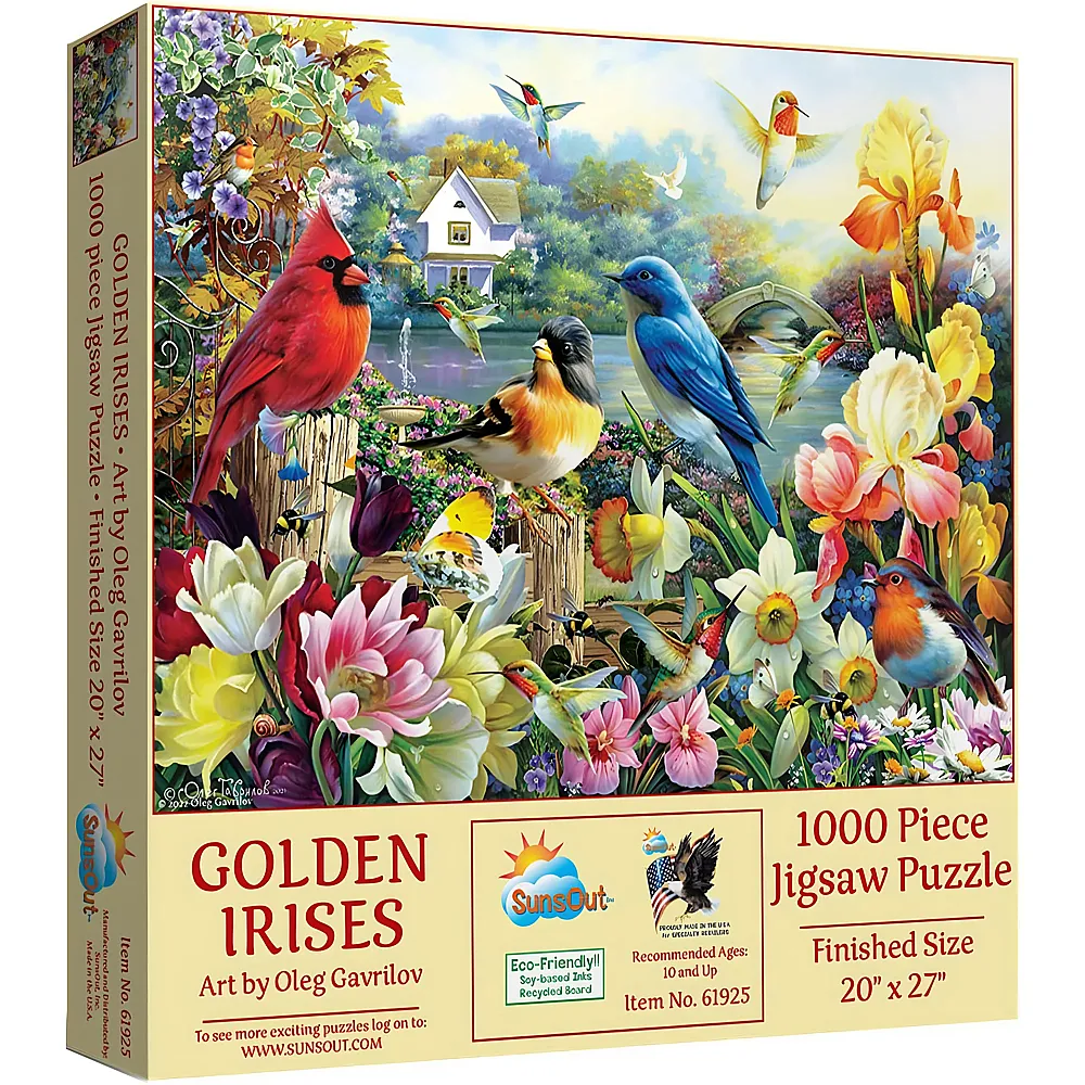 SunsOut Puzzle Oleg Gavrilov Golden Irises - 1000 Teile
