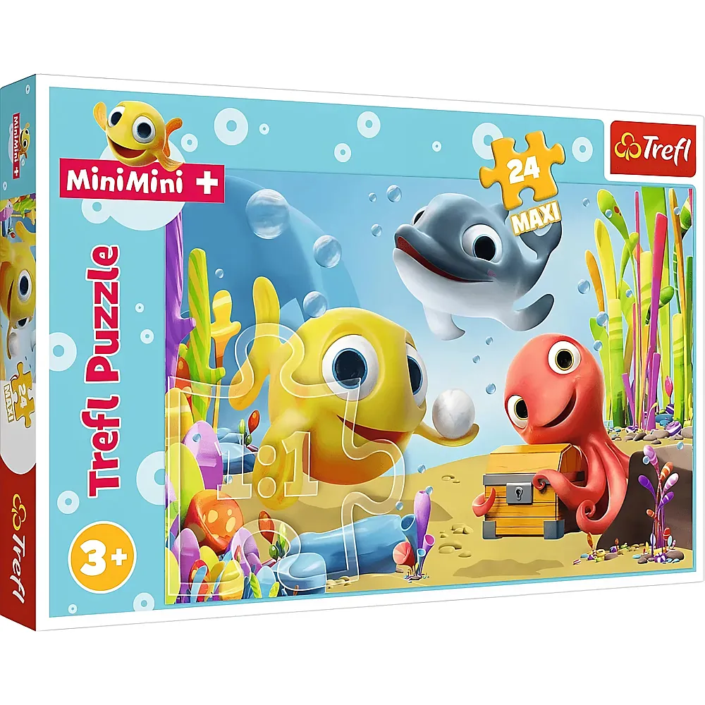 Trefl Puzzle Meerestiere MiniMini - 24 Teile