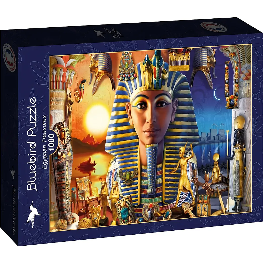 Bluebird Puzzle Egyptian Treasures - 1000 Teile