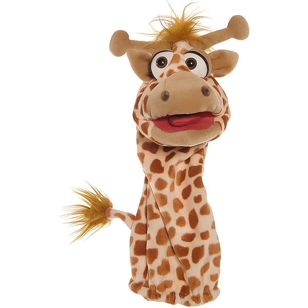 Living Puppets Quaselwrmer Handpuppe Giraffe 39cm | Handpuppen
