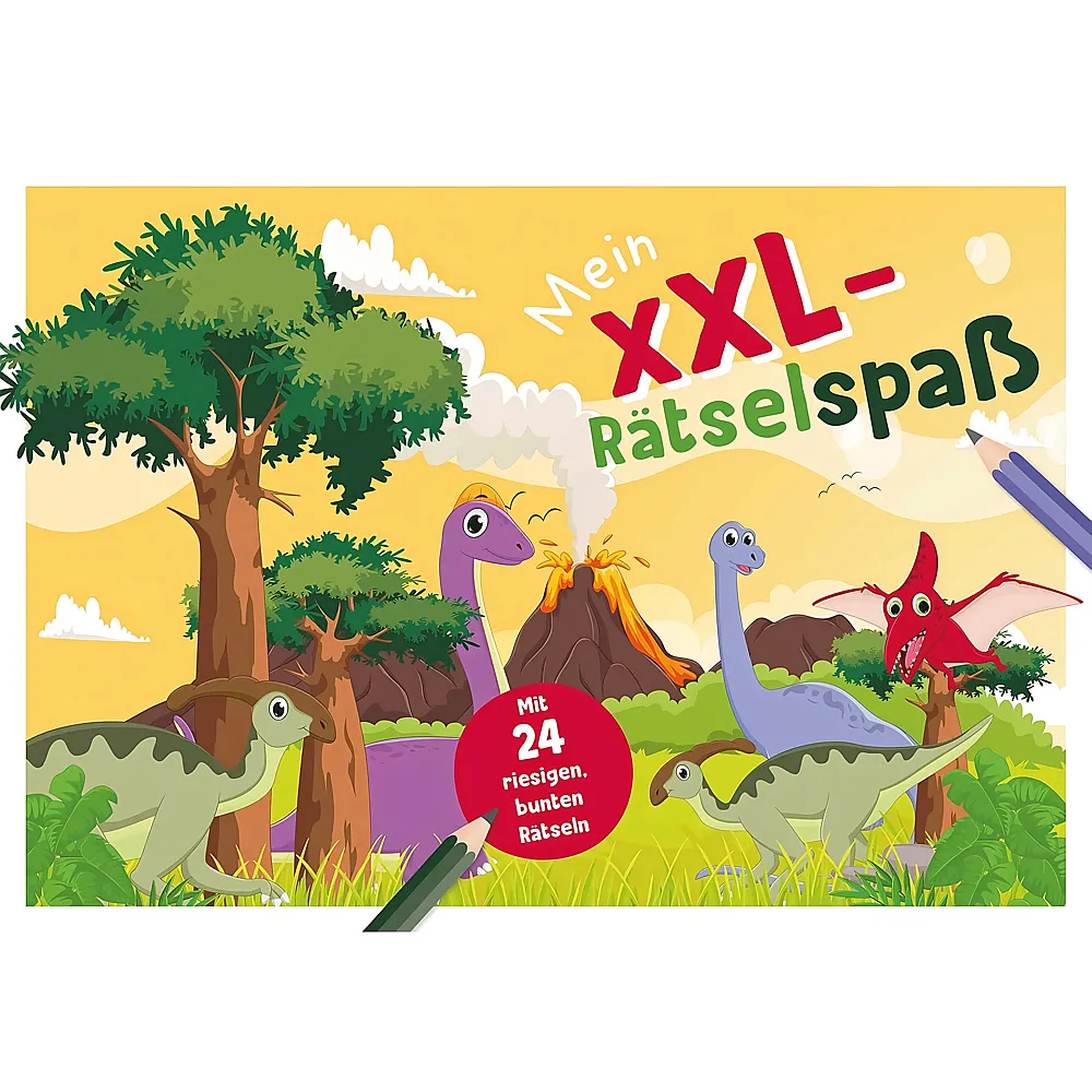 Schwager & Steinlein Mein XXL-R�tselblock Dinosaurier