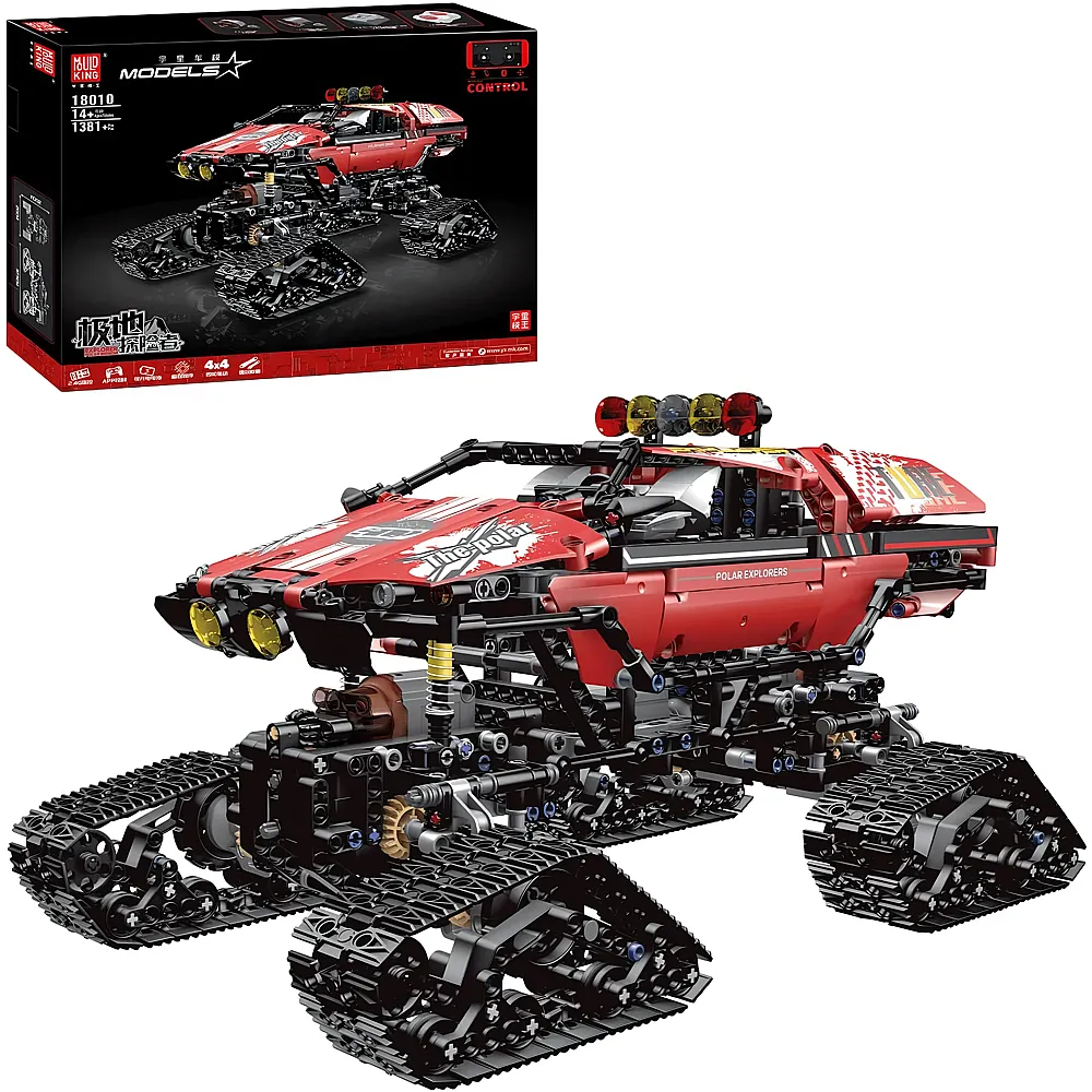 Mould King Models RC Explorer Polarkettenfahrzeug 17050