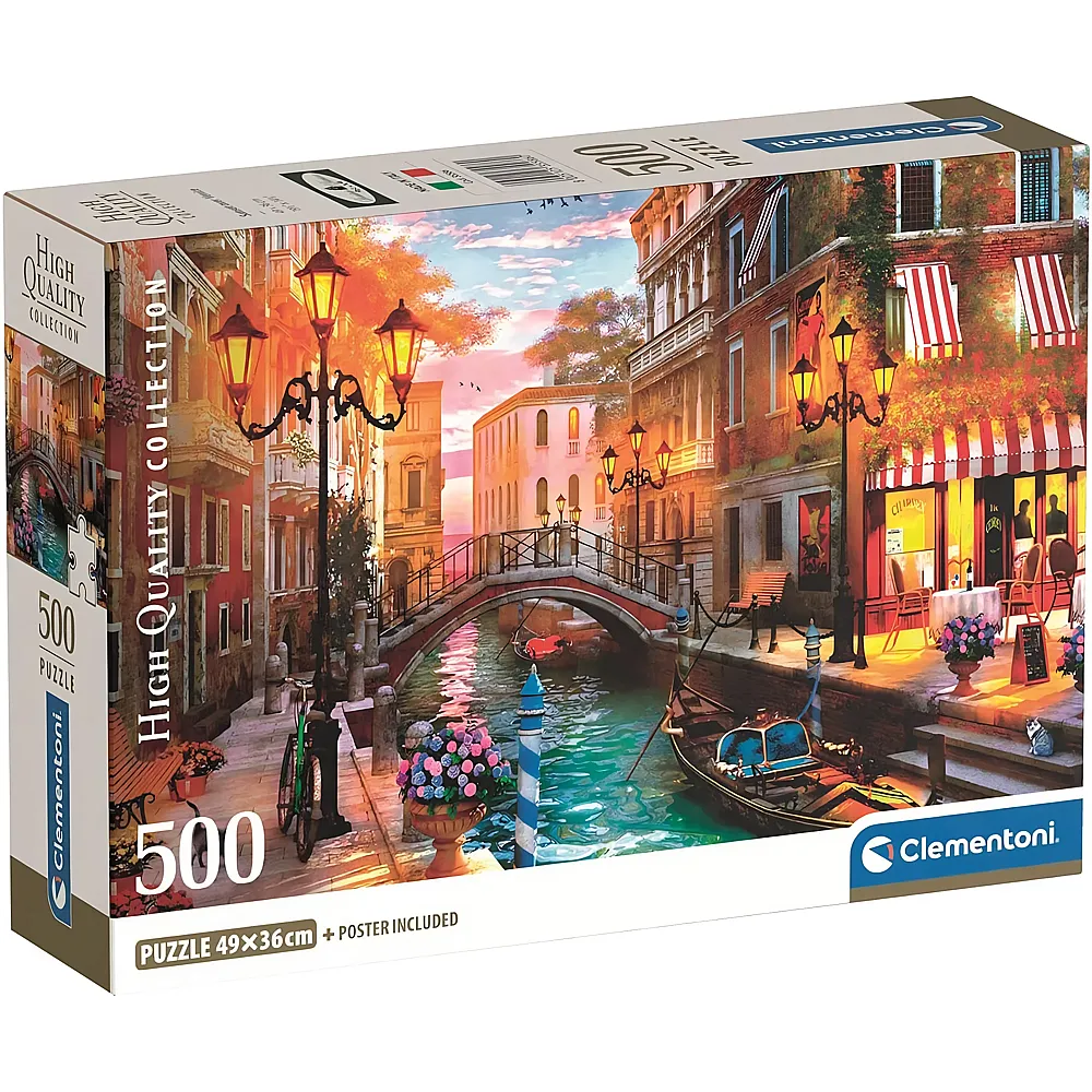 Clementoni Puzzle High Quality Collection Sonnenuntergang in Venedig 500Teile