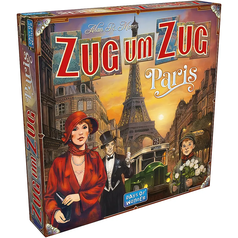 Days of Wonder Zug um Zug Paris - Deutsch