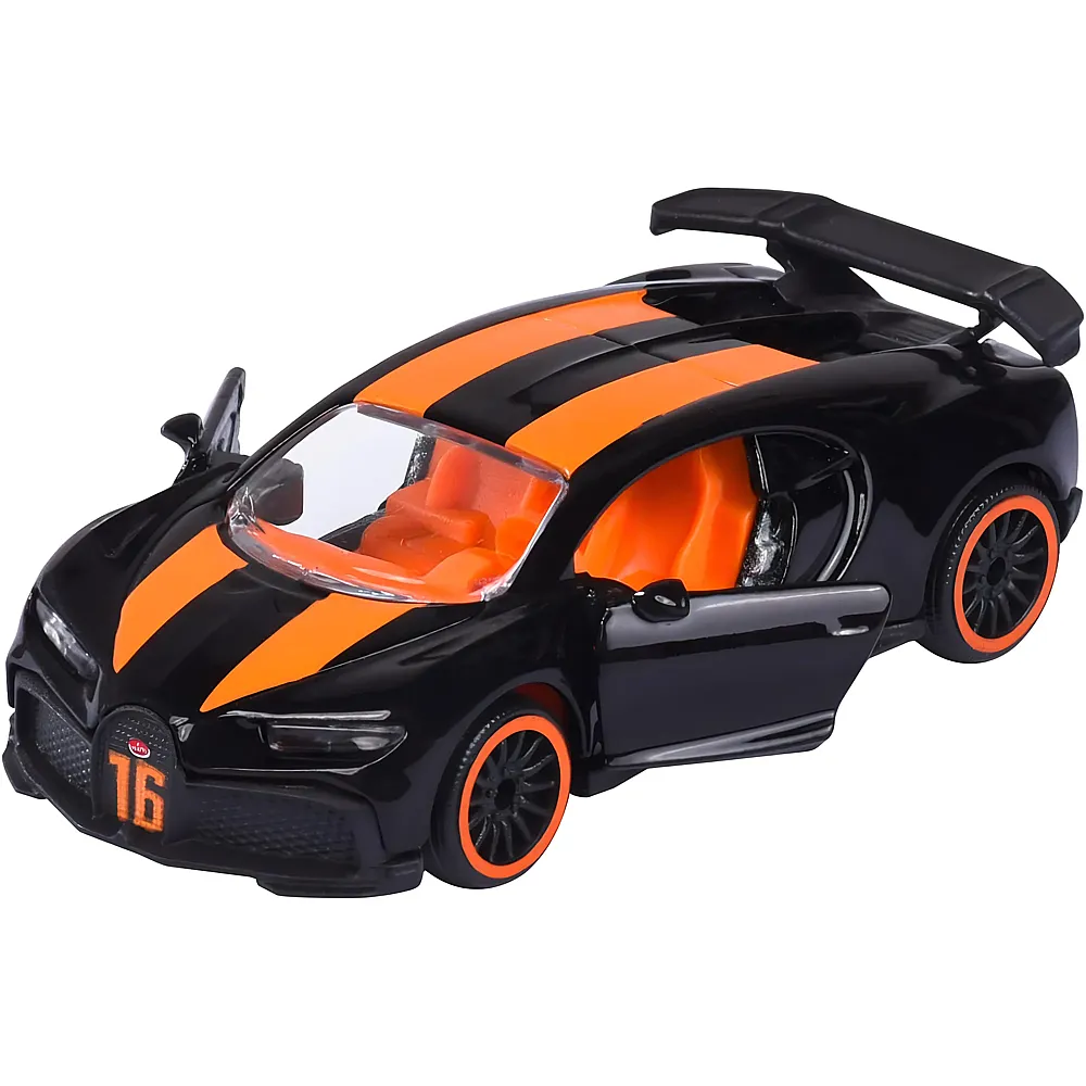 Majorette Racing Bugatti Chiron Pur Sport Schwarz - 1:64