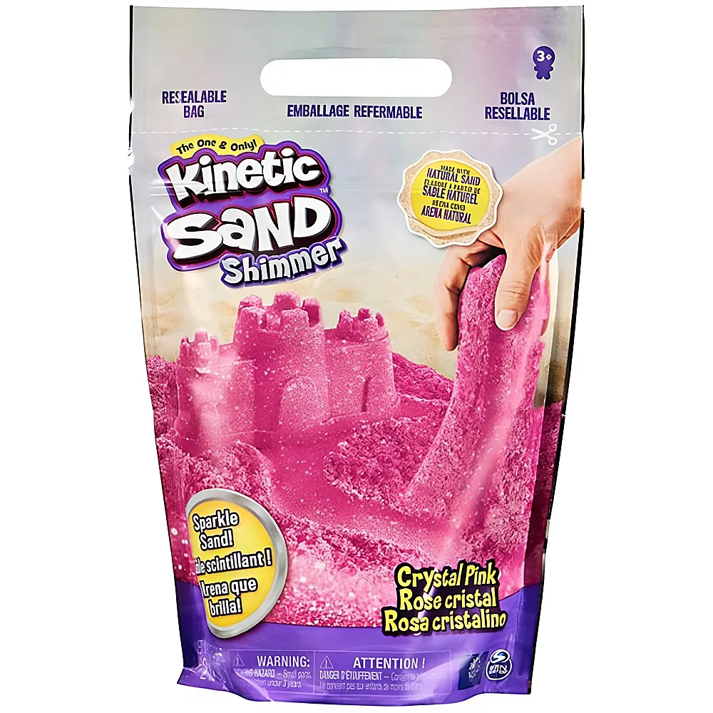 Spin Master Kinetic Sand Magischer Sand Crystal Pink 907g