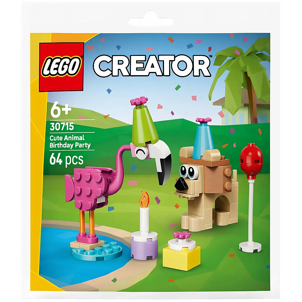 LEGO Creator Niedliches Tiergeburtstags-Set 30715