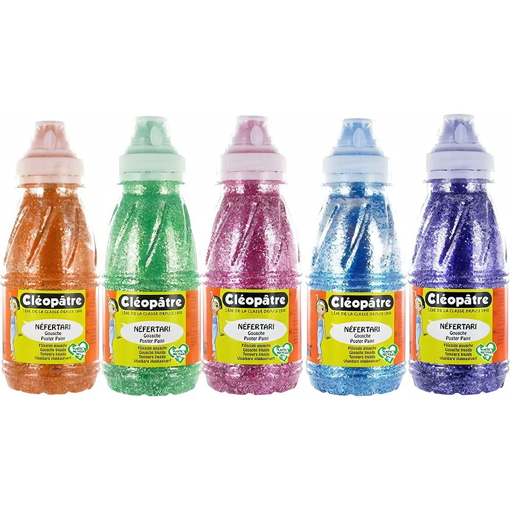 Cleopatre Nfertari Glitter Paint � 5 Farbtnen, JE 250ml�: Orange, TA