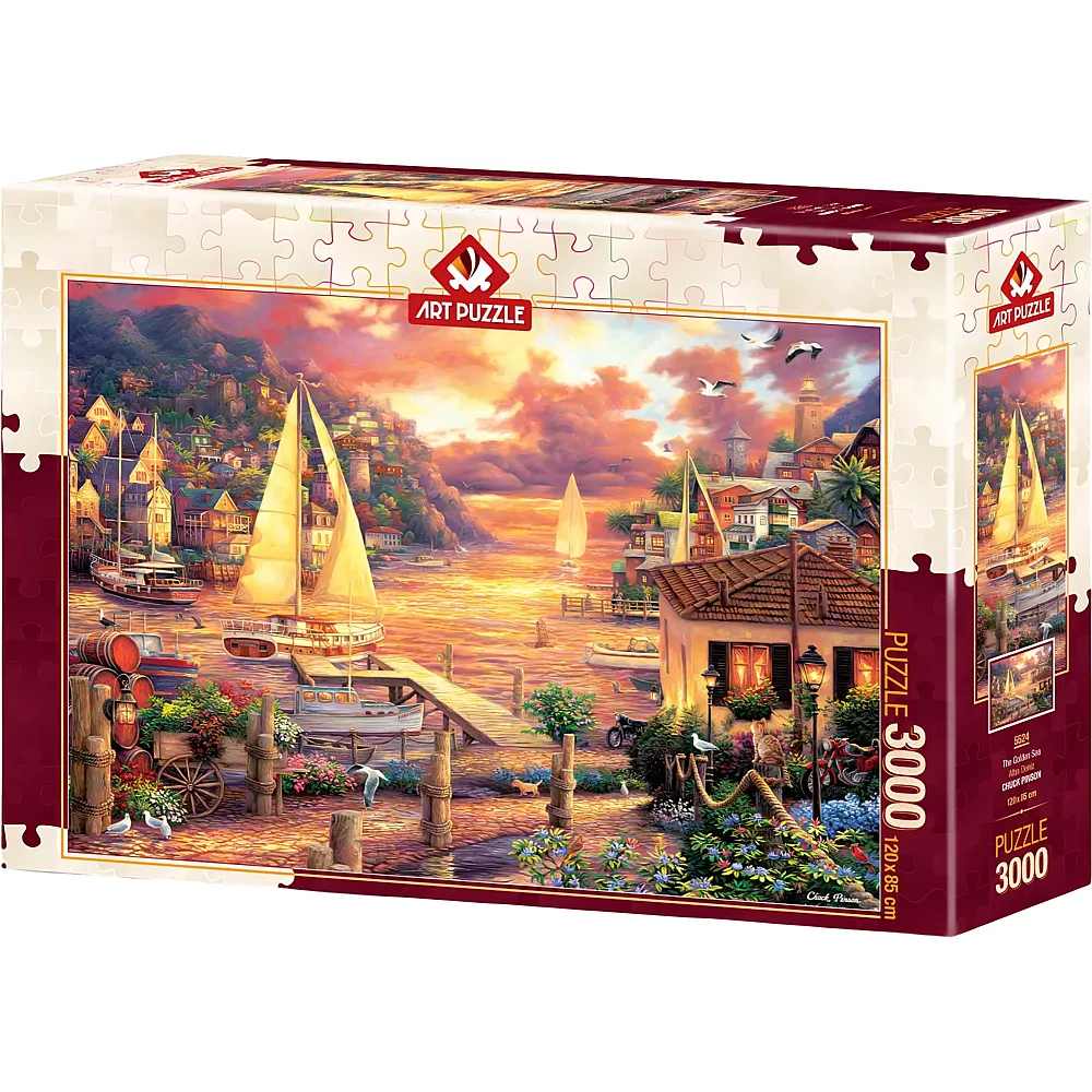 Art Puzzle Chuck Pinson - Golden Sea - 3000 Teile