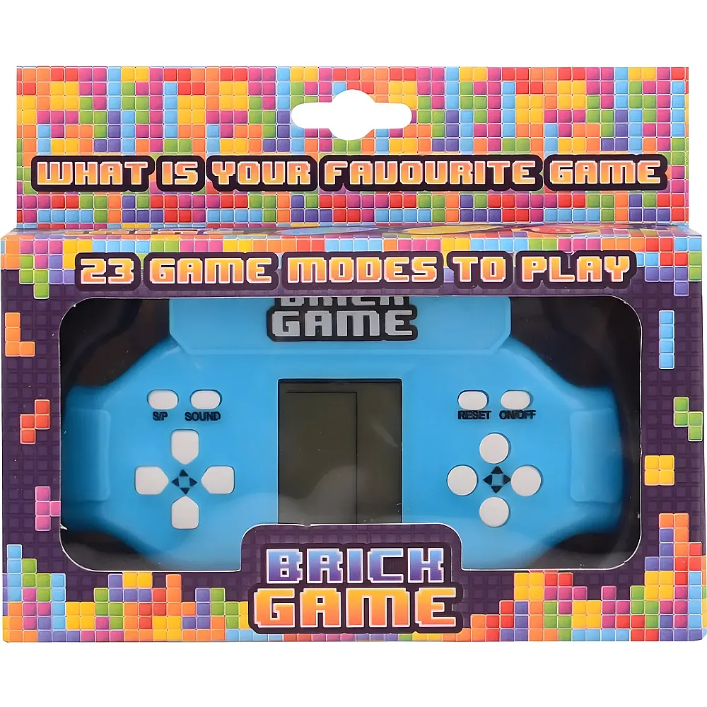 Johntoy Tragbares Spielkonsolen-Brick-Spiel