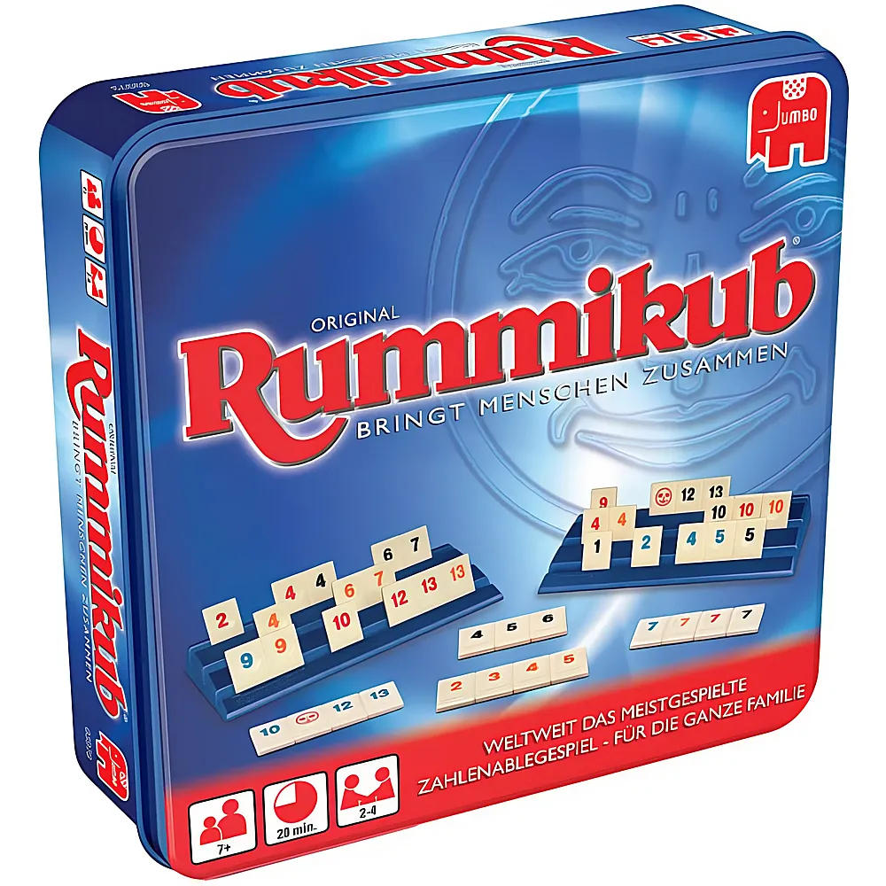 Jumbo Spiele Original Rummikub in Metalldose