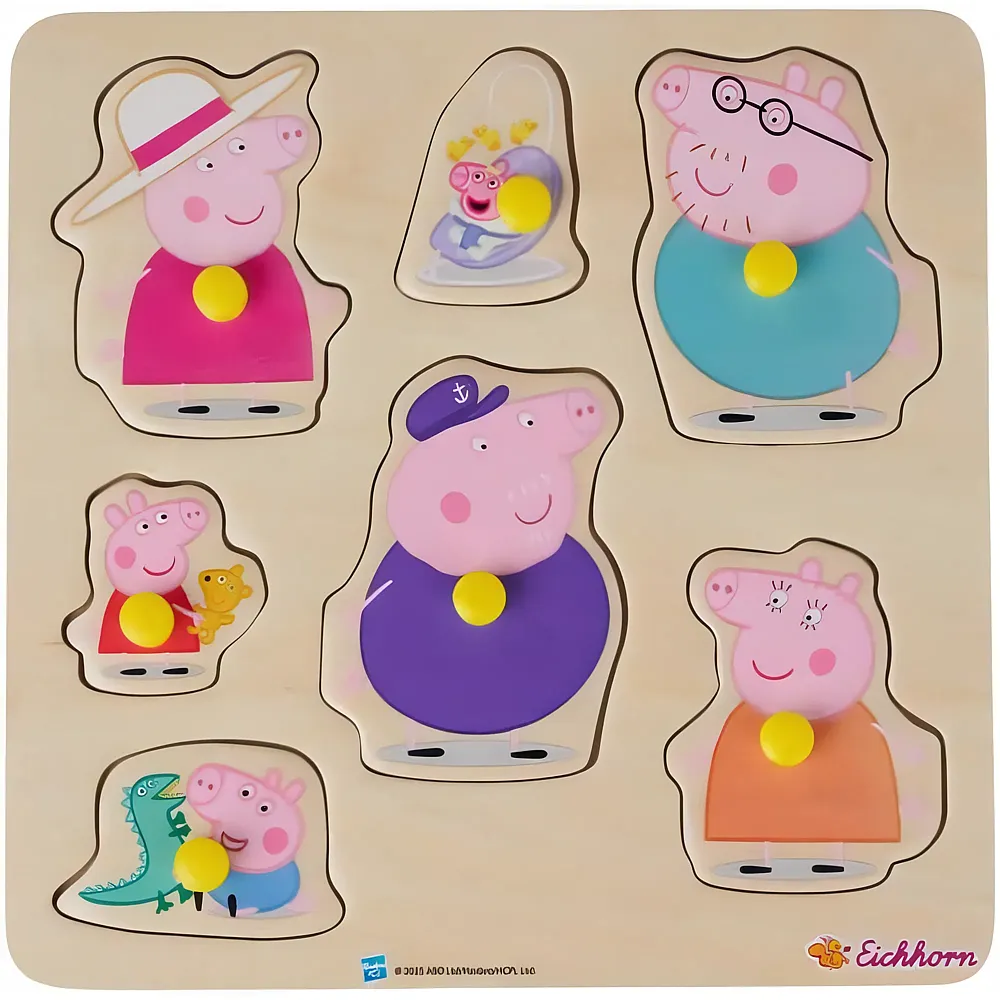 Eichhorn Peppa Pig Einlegepuzzle