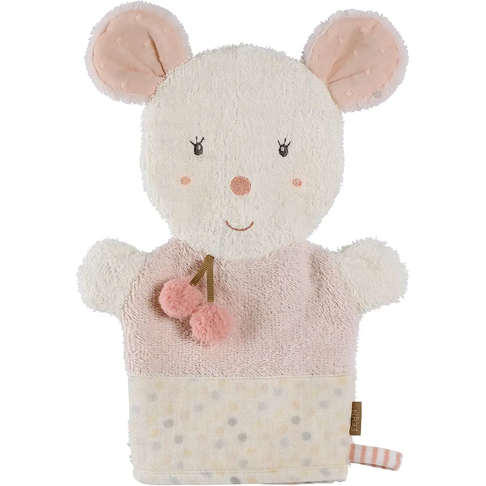 meinspielzeug - Fehn Waschhandschuh Maus - 29 cm | Badespielzeug