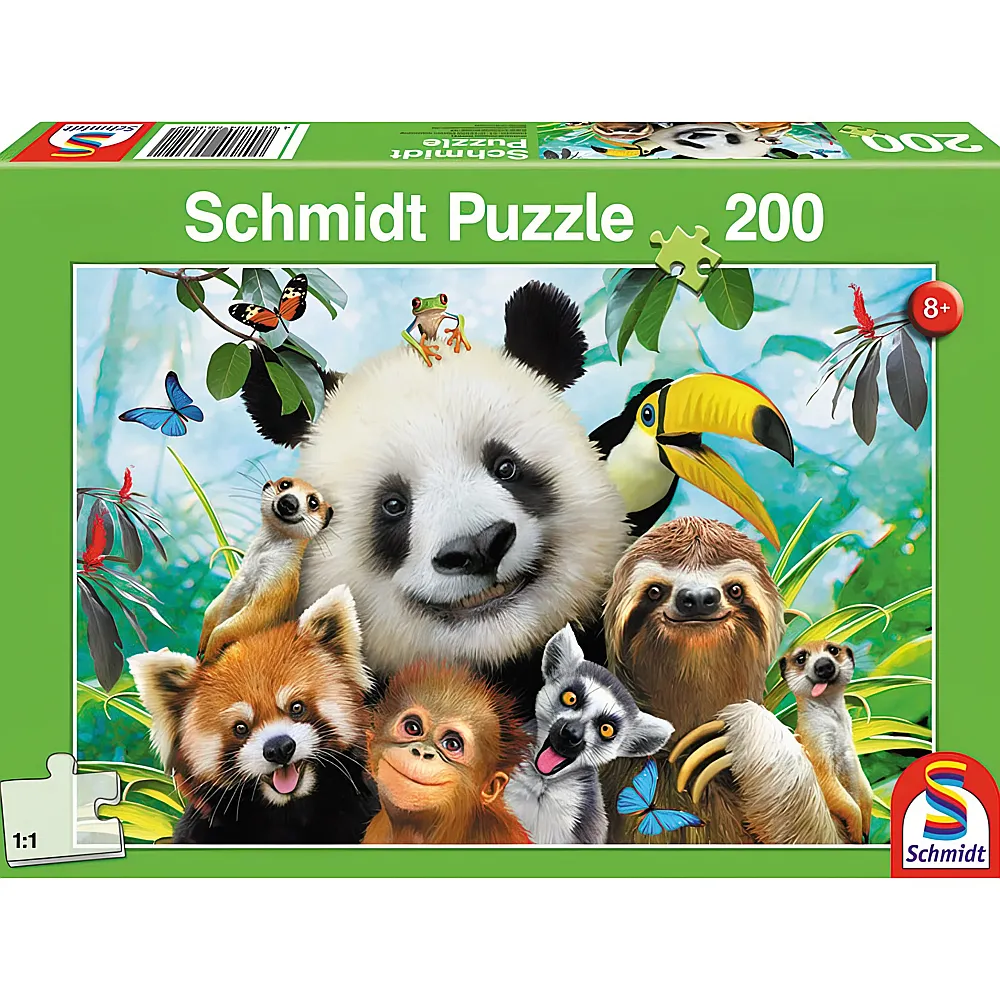 Schmidt Puzzle Einfach tierisch 200Teile